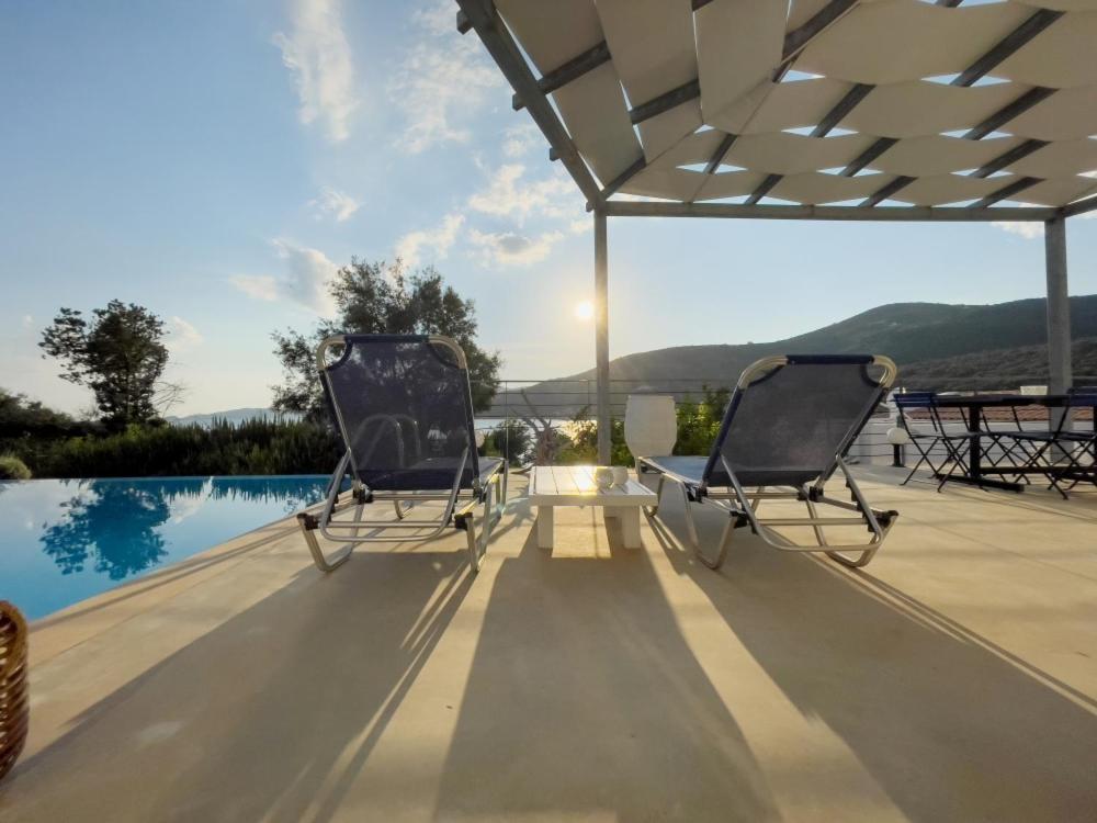 Zidanos Luxurious Sea Front Villa Marantochori ภายนอก รูปภาพ